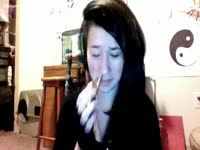 Cool black-haired bitch wants to fuck